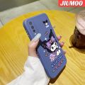JIUMOO Case For vivo Y12A Y12S Y11s Y30G Case Cartoon Kuromi Pattern New Square Border Casing Soft Silica Gel Shockproof Phone Cases All Inclusive Camera Lens Protective Cover. 