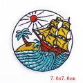 Velcro badge Japan Fujiyama 3D embroidery armband embroidery Velcro patch patch moon gem embroidery Badge. 