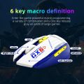 GX6 2.4ghz Rechargeable Wireless Gaming Mouse RGB Light Silent Click 6 Keys 3200 DPI Gaming Mouse PC Laptop Mice, Type-C Charging Cable, Long Lasting Battery Timing.. 