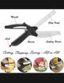 GM Smart Multi-Function Stainless Steel Kitchen Scissors 2 in 1 Cutting Board Chopper Fruit Vegetable Multifunctional. 