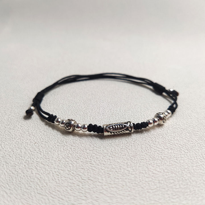 Chinese Style Lucky Koi Fish Handmade Braided Bracelet Adjustable Bracelets GiftYoomi