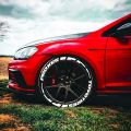 tire letter stickers 3D rubber reflective waterproof racing Wheel stickers Personalized custom decals for car motorcycle Style. 