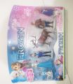 Set 6 mini figures 4cm Frozen Anna ELSA Olaf Sven Kristoff Hans Originals Disney Also for cake toppe. 