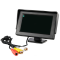 Rear View Camera Wide Degree 4.3inch TFT LCD Display or Monitor Waterproof Night Vision Reversing Backup, Monitor. 