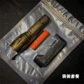 Non-American German tactical strong light flashlight rechargeable flashlight small lighting riding flashlight outdoor long-range hand lamp. 