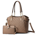 2024 New PU Leather Large Capacity Tote Bag Women's Chain One Shoulder Bag Fashion Women's Handbag with Wallet Bolsa Feminina. 