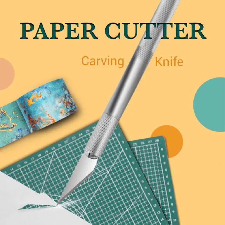 Metal Precision Paper Cutter Carving Blade Knife Paper Cutter Art Knife ...