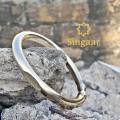 Golden Stainless Steel Heavy Art Bracelet/Kara for Boys and Men. 