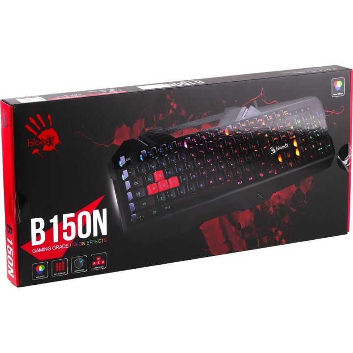 A4tech Bloody B150N Illuminate RGB Gaming Keyboard