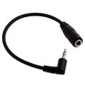 2.5mm To 3.5mm Audio Adapter-1 X  jack Adapter-black. 