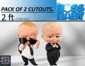 BOSS BABY character in Thermocol Standee For BOSS BABY Theme Based Birthday Celebration and Party Decoration.. 