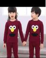 Baby Maroon Elmo Print Night Suit KD-02. 