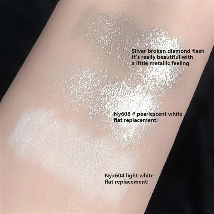 Monochrome%20Eye%20Shadow%20Stick%20Lying%20Silkworm%20Pen%20Matte%20Pearlescent%20White%20Silver%20Highlighter%20Easy%20To%20Color%20Long%20Lasting%20Student%20-%20Image%206