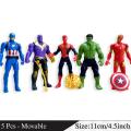 5 Pcs Set - Action Figures Small Toys Movable - Size 11cm / 4.5 inch. 