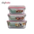 Glass Food Storage Containers with Airtight Lid. 