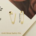 Golden Small Tiny Gold Metal Steel Mini Safety Pins 2cm 20mm Golden Safety Pins Best Quality Suitable for Sewing Clothing, Labels, Crafts, Suitable for Sewing Clothing, Labels, Crafts, and DIY Jewelry Making By Mall City Zone. 