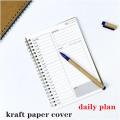 2021 Notebooks Agendas Planner Diary Weekly Spiral Organizer Libretas A5 Note Books Monthly Kraft Paper Schedule Filofax. 