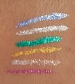 COLOR GLITTAR EYE LINER PACK OF 6. 