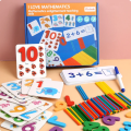 Treehole I Love Mathematics Learning Toys Sight Number Games Matching Number Puzzles Montessori Preschool Educational Toys for Kids Boys Girls Age 3+ Years Old. 