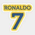 CR7 Ronaldo Sticker for Laptop and Sticker for Mobile. 