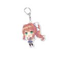 【HOT】 Cute Game Anime Keychain Cartoon Figure Sayori Yuri Natsuki Monika Acrylic Bag Pendant Boy Girl Key Chain Ring Gift Wholesale. 