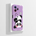 For Realme Note 50 Case RMX3834 Cute Panda Dinosaur Liquid Silicone TPU Soft Cover For OPPO Realme Note 50 Note50 Capas Fundas. 