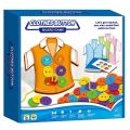 Clothes  Button Board Game Basic & Life Skills Toys lacing activity game Educational toy Montessori Learning games for kids. 