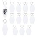 24 Pack Motel Hotel Keychain Blank Vintage Motel Key Tag Hotel Keychain Blanks for Vinyl Projects Sublimation Decoration. 