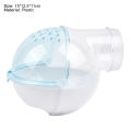 Hamster Bathroom Spherical Shape Dust-proof Plastic Small Animal Bath Sand Room Pet Supplies. 