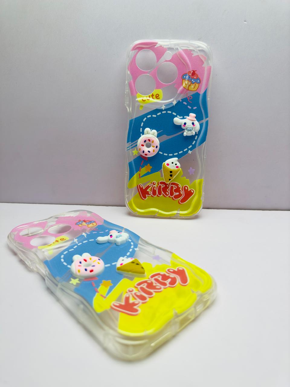 Lahore Mobile Case for Realme C61 Back Cover Colorful Wavy Phone Cases - Luxerey Back Cover - Creative Lovely 3D Doll -Girls Back Cover 6