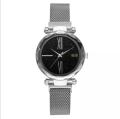 Women Magnetic Watch Starry Sky Luxury Fashion Watch Magnetic Strip - For College/Office Girls Ladies Magnet Chain Watch. 