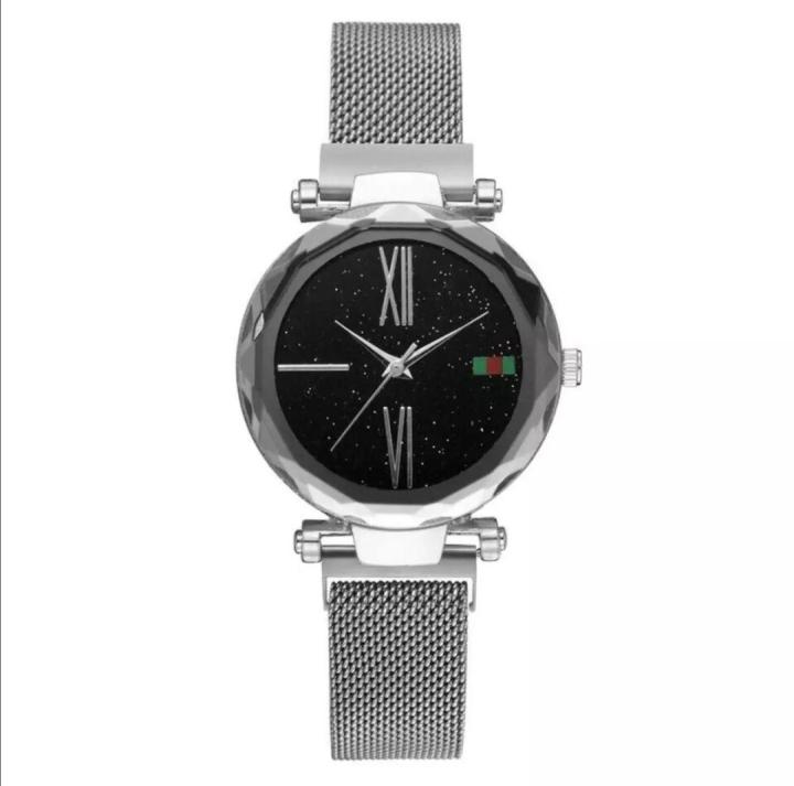 Women Magnetic Watch Starry Sky Luxury Fashion Watch Magnetic Strip - For College/Office Girls Ladies Magnet Chain Watch