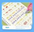 4Pcs Reusable Magic Book for Kids - 4 Book +1 Pen +10 Refill - Painting Drawing Colouring Board Magic Book - Handwriting Free Wiping Calligraphy Montessori Practice Copy Books. 