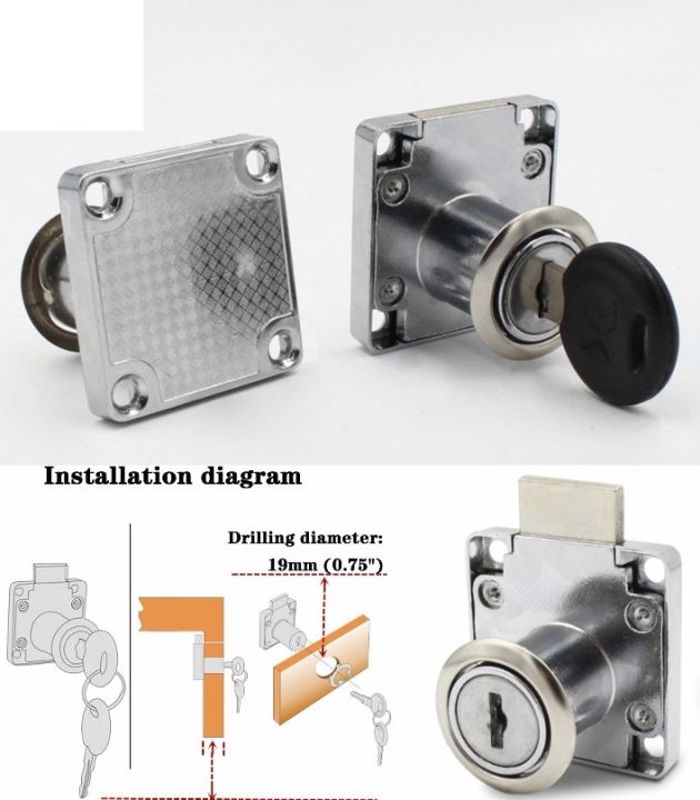 Cabinet Drawer Lock Mailbox Lock Model CT-138-22 daraz lock for Fixing Important