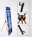 Birthday Party Welcome X Stand (Original Panda) With Customize Print Boss Baby Theme Size 2 Feet x 5 Feet. 