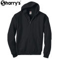 Sharrys Men's Zipper Hoodie Plain Pullover Front zip up Kangro Pocket Hoddie New arrivals Casual Winter Wear  ( Black ). 