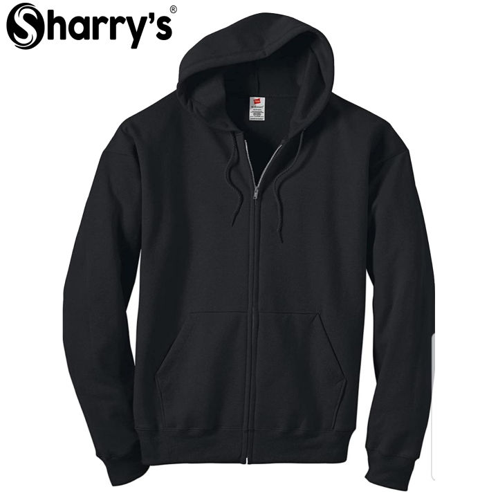Sharrys%20Men's%20Zipper%20Hoodie%20Plain%20Pullover%20Front%20zip%20up%20Kangro%20Pocket%20Hoddie%20New%20arrivals%20Casual%20Winter%20Wear%20%20(%20Black%20)%20-%20Image%205