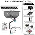Life Style OBL – Premium Nano PVD Kitchen Sink (Black & Silver) with Accessories. 