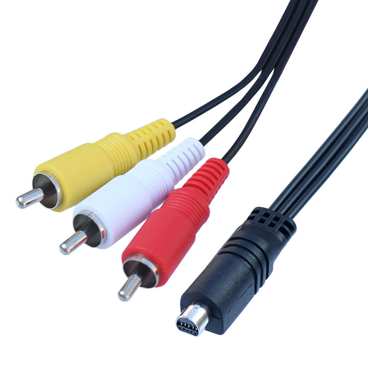 10 PIN to Composite VIDEO AV RCA Digital Camera Camcorder Cable for Sony DV