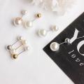 South Korea's  pearl antilight brooch  word pin sweater cardigan safety pin buckle pin fixed accessories female two. 