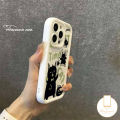 Fashion Cool Devil Style Black Cat Graffiti Phone Cover Angel Eyes Case for Infinix Smart 7 Hot 30i 30 Play Note 30 VIP 12 G96 Tecno Spark 10 10C Go 2023 2024 Camon 20 Pro Trend Brand Soft Cover. 