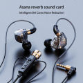 Topewon 3.5MM Jack Wired Headphones In-Ear Earphone Sport Earbud Portable Earpluds with Noise-cancelling Dynamic HD Mic For Live Singing Recording. 