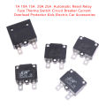 7A 10A 15A Automatic Reset Relay Fuse Therma Switch Circuit Breaker Current Overload Protector Kids Electric Car Accessories Creek. 