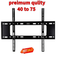 Best  primume Quality 40 inch To 75 inch Universal LCD LED TV Fix Wall Bracket Wall Mount Wall Stand Slim Wall Bracket Wall Mount Wall Stand Non-Movable Wall Bracket Wall Mount Wall Stand. 
