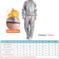 Heavy Duty Fitness Weight Loss Sweat Sauna Suit Exercise Gym Anti-Rip Sauna Suit Waterproof Fat Burning Fitness Sweat Suit. 