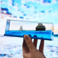Titanic Cruise Ship Unsinkable Fluid Drip Bottle Decoration - Acrylic Design - Ice Berg And Ship - Car Dashboard Decoration. 