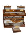Taste-Heaven 2-Tier Spice Rack With 6 Spice Jars. 