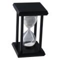 30 Minutes Hourglass Sand Timer Large Black Wooden Vintage Hourglass Timer Set White Sand Sandglass Timer Classroom. 