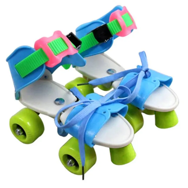 Adjustable%20Size%20Children%20Roller%20Skates%20Double%20Row%204%20Wheels%20Skating%20Shoes%20-%20Image%202