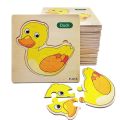 Wooden Jigsaw Puzzle Animal Traffic Car Cognitive Puzzles for Kids Early Learning Educational Toys for Children Montessori Game. 